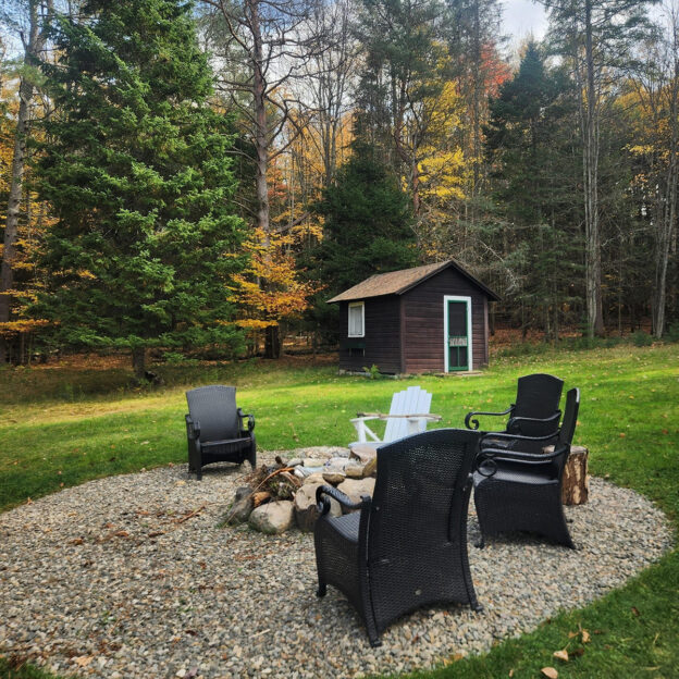 saranac lake rental fire pit